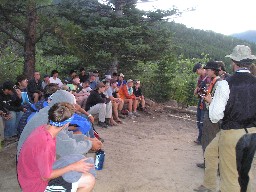 Campfire at Crater Lake